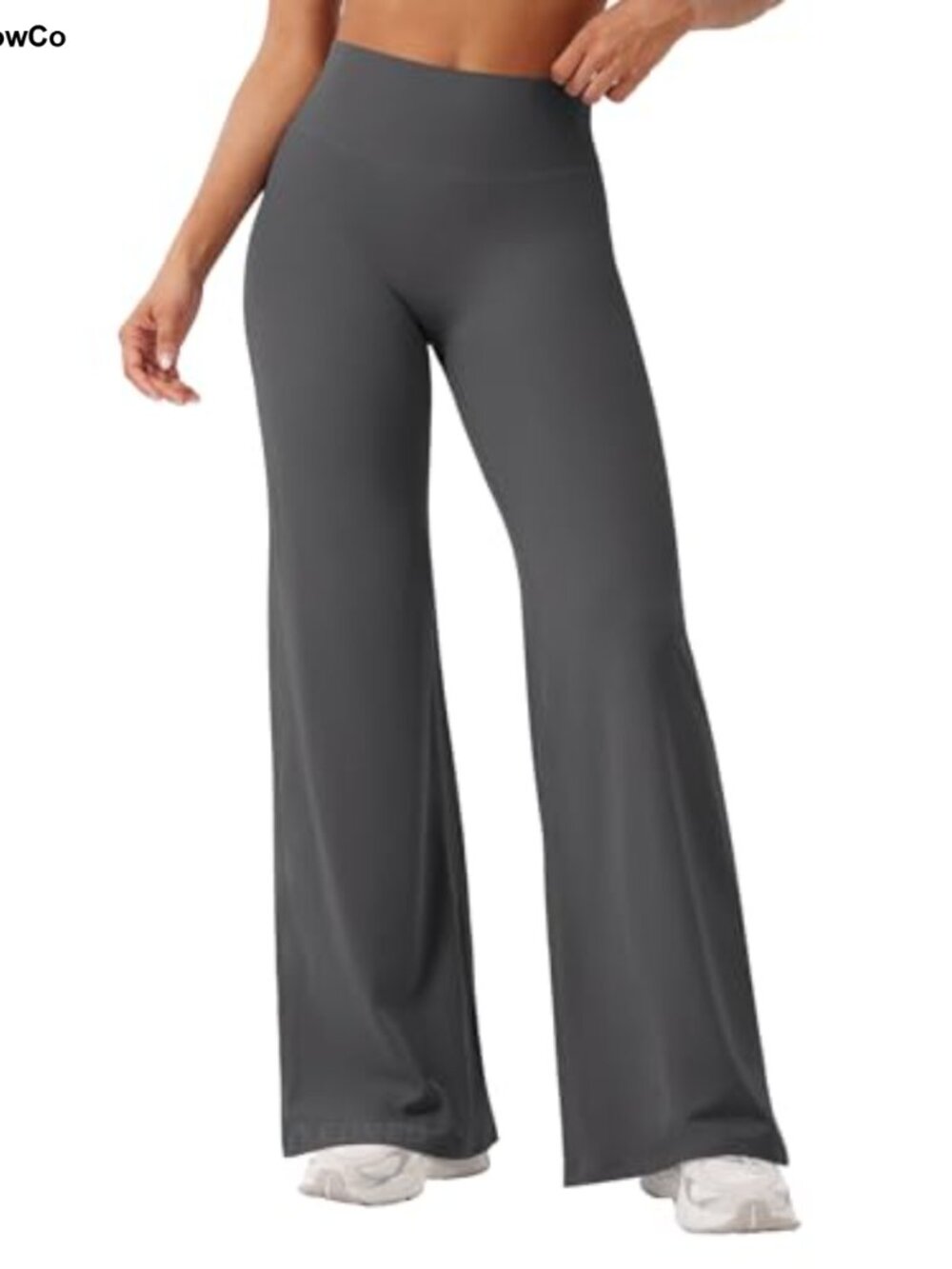 Straight Leg Workout Leggings High Waisted Yoga Pants Gym Tights